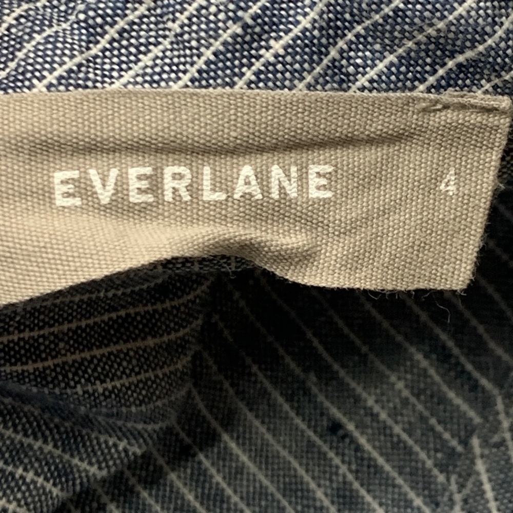 Everlane Blue Striped Tank Top - Picture 8 of 9